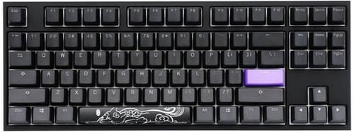 Ducky One 2 Tkl Cherry Mx Red Langallinen, Usb-c Pohjoismaat Musta Näppäimistö