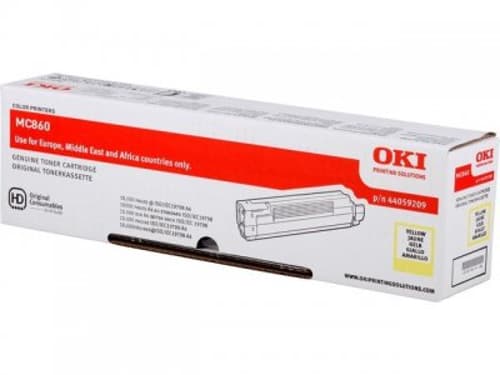 Oki Värikasetti Keltainen 10k - Mc860