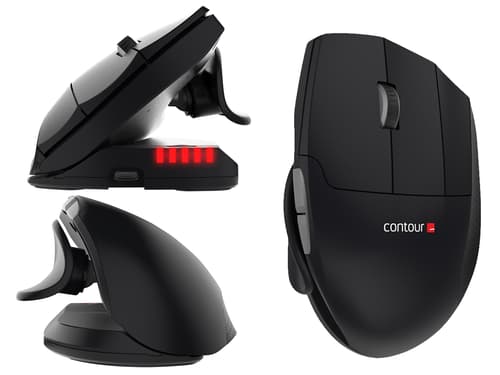 Contour Design Unimouse Wireless 10-pack Langaton Hiiri Musta