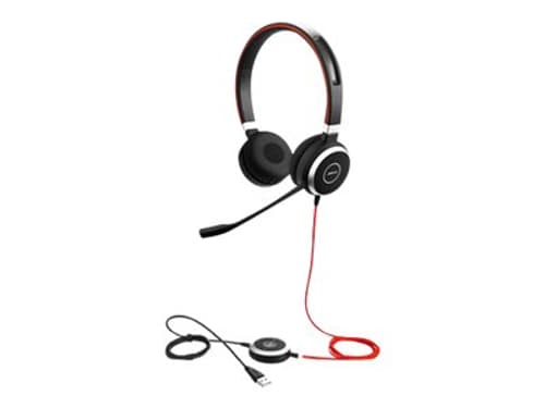 Jabra Evolve 40 Uc Kuuloke + Mikrofoni 3,5 Mm Jakkiliitin Stereo Musta