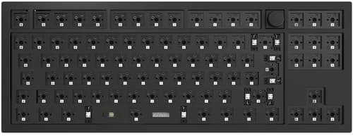 Keychron Q3 Knob Barebone Carbon Black Langallinen Pohjoismaat Musta Näppäimistö