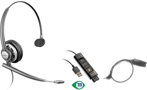Poly Encorepro Hw710 + Da80/mo300ip4s Kuuloke + Mikrofoni Mono