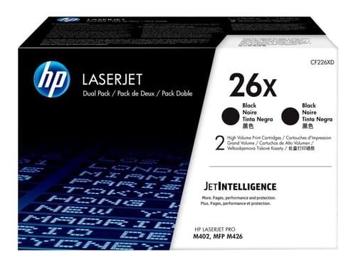 Hp Värikasetti Musta 26x 9k - Cf226xd 2-pack
