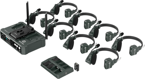 Hollyland Solidcom C1 Wireless Intercom System With Hub & 8 Headsets