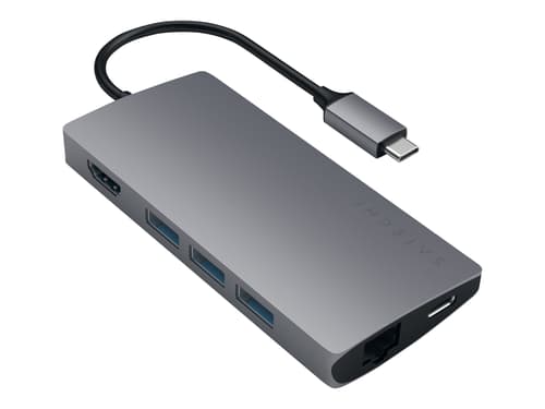 Satechi Multi-port Adapter V2 Usb-c Minitelakointiasema