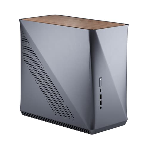 Fractal Design Era Itx Titanium/walnut Harmaa