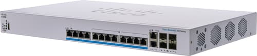 Cisco Cbs350 12x5g 2xge 2xsfp+ Poe 375w Managed Switch