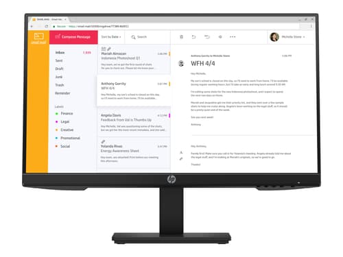 Hp P24h G4 23.8" Fhd 1920 X 1080
