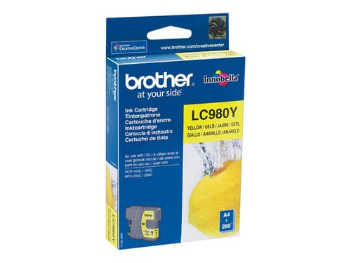 Brother Muste Keltainen Lc980y - Dcp-145c