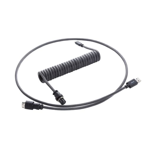 Cablemod Pro Coiled Cable - Carbon Grey 1.5m 24-nastainen Usb-c Uros 4 Nastan Usb- A Uros