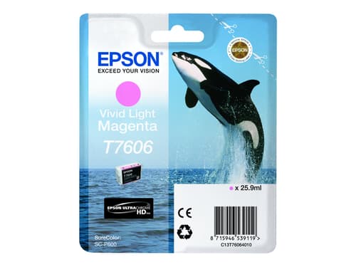 Epson Muste Vivid Kevyt Magenta T7606