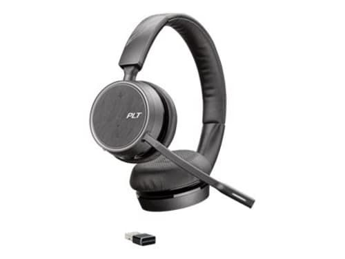 Poly Voyager 4220 Uc Kuuloke + Mikrofoni Usb-a Stereo Harmaa, Musta
