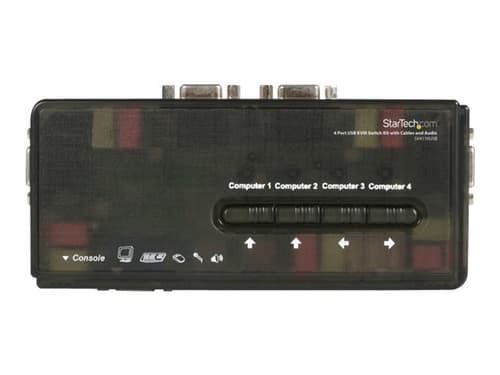 Startech 2 Port Usb Vga Kvm Switch With Audio And Cables