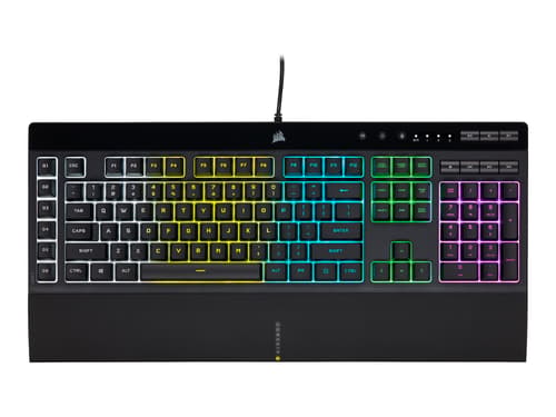 Corsair Gaming K55 Rgb Pro Langallinen, Usb Pohjoismaat Musta Näppäimistö