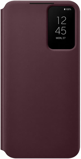 Samsung Smart Clear View Cover Samsung Galaxy S22+ Burgundi