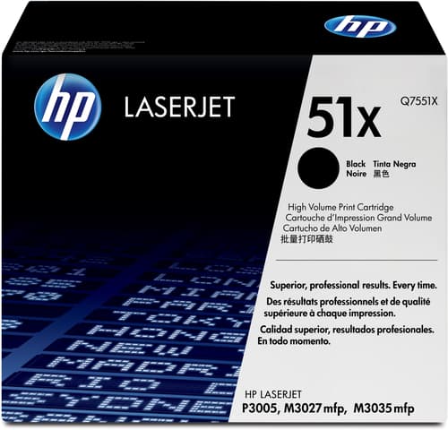 Hp Värikasetti Musta 13k - Q7551x