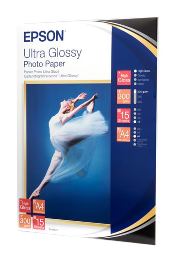 Epson Paperi Photo Ultra Glossy A4, 15 Arkkia, 300 G