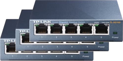Tp-link Tl-sg105 5-port Gigabit Switch 3-pack
