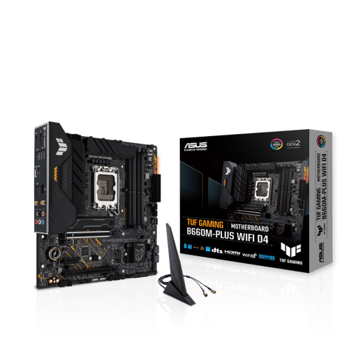 Asus Tuf Gaming B660m-plus Wifi D4 Ddr4 S-1700 Matx Mikro Atx Emolevy