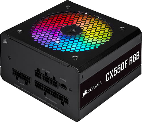 Corsair Cx-f Series Cx550f Rgb Black 550w 80 Plus Bronze