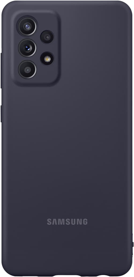 Samsung Silicone Cover Samsung Galaxy A52, Samsung Galaxy A52s Musta