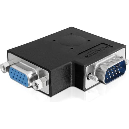 Delock Adapter Vga Male / Female 90° Angled Vga Uros Vga Naaras