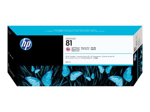 Hp Muste Kevyt Magenta No.81 Dj 5000/5500