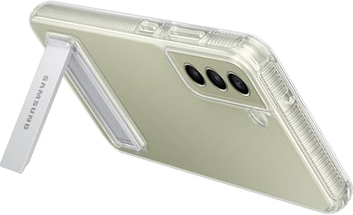 Samsung Clear Standing Cover Samsung Galaxy S21 Fe Läpinäkyvä