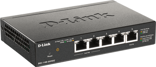 D-link Dgs 1100 V2 5-port Smart Poe Switch 18w