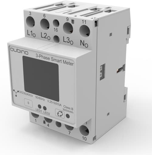 Qubino Smart Meter Din 3 Phase