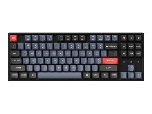 Keychron K8 Pro Qmk/via Langallinen, Langaton, Bluetooth 5.1, Usb Pohjoismaat Musta Näppäimistö