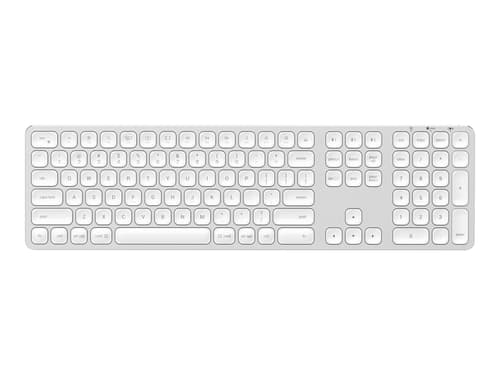 Satechi Aluminum Bluetooth Wireless Keyboard Langaton, Bluetooth Pohjoismaat Hopea Näppäimistö