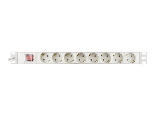 Deltaco Gt-8531-haaroitusrasia Kaappiin 8kpl Power Cee 7/4