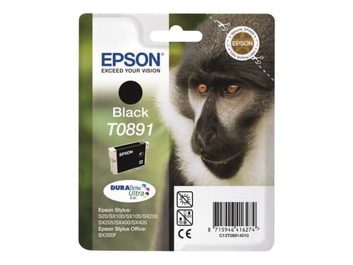 Epson Muste Musta T0891 - Stylus Sx100/sx105