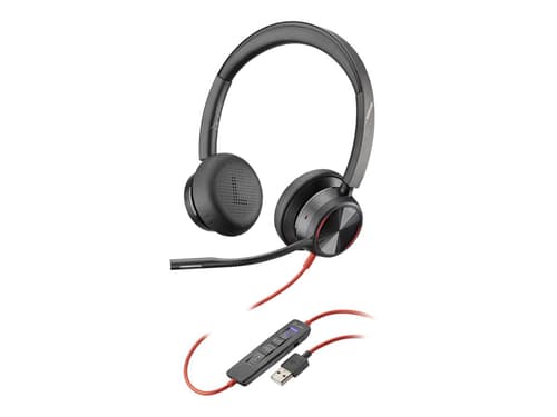 Poly Blackwire 8225 Microsoft Kuuloke + Mikrofoni Usb-a Musta