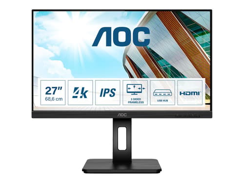 Aoc U27p2ca 27" 4k Uhd Ips 16:9 3840 X 2160