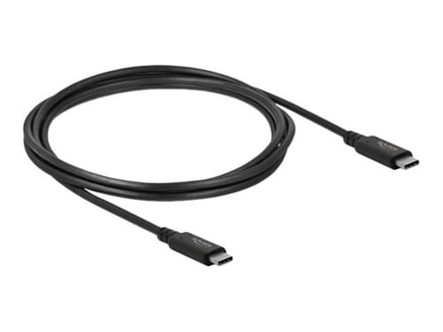 Delock Usb4 Usb-c Cable 2m 24-nastainen Usb-c Uros 24-nastainen Usb-c Uros