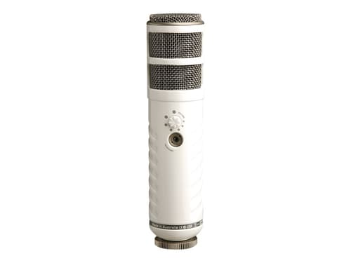 Røde Podcaster Valkoinen