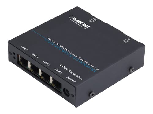 Black Box Wizard Multimedia Extender Lp 4-port Transmitter