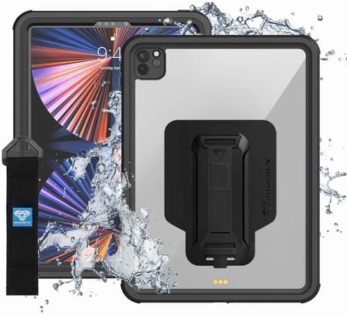 Armor-x Vedenpitävä Kotelo Ipad Pro 12,9" (5th Gen) Musta/kirkas