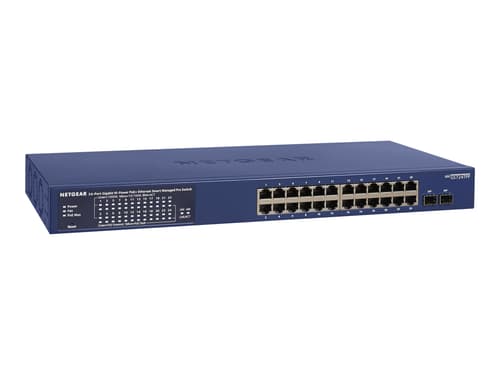 Netgear Gs724tpp 24xge 2xsfp Poe+ 380w Smart Managed Pro Switch