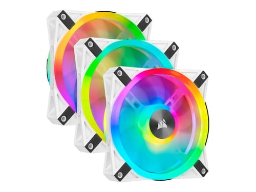 Corsair Ql120 Rgb White Triple Pack 120 Mm