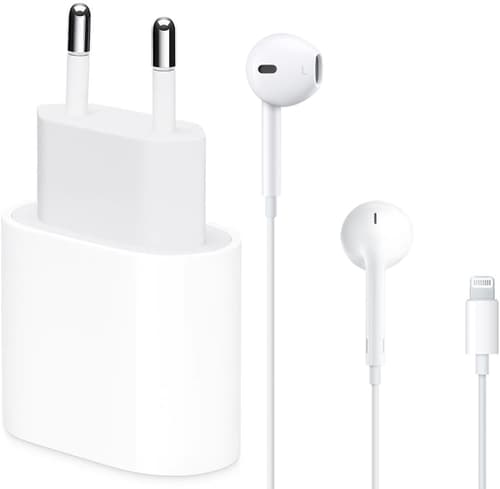 Apple 20w Usb-c Power Adapter + Earpods With Lightning