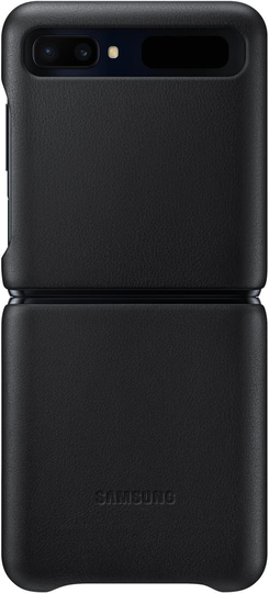 Samsung Leather Cover Ef-vf700 Samsung Galaxy Z Flip Musta