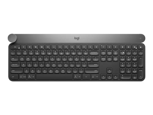 Logitech Craft Advanced Langaton, 2.4 Ghz, Bluetooth Pohjoismaat Harmaa Näppäimistö