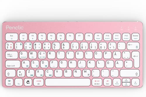 Penclic Mini Keyboard Kb3 Pro Langaton, Bluetooth Ruotsalainen/suomalainen Pinkki Näppäimistö