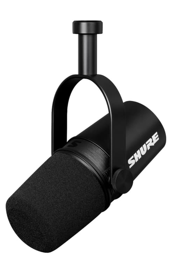 Shure Mv7x Xlr -mikrofoni Podcastien Nauhoittamiseen Musta