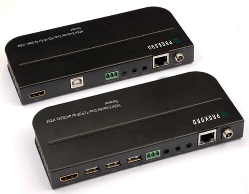 Prokord Ethernet Hdmi Extender 100m 4k@30hz Cat5/6 Black
