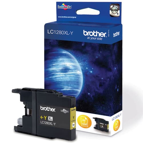 Brother Muste Keltainen Lc1280xly - Mfc-j6510dw