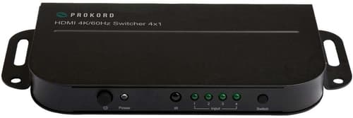 Prokord Hdmi 2.0 4x1 Switcher Hdmi Naaras Hdmi Naaras Musta